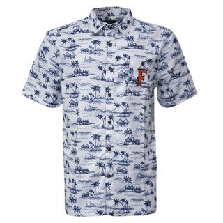 Colosseum Fullerton Tiki Travels Camp Shirt - White